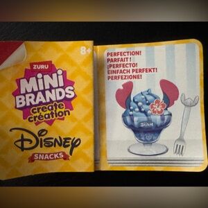 Stitch Lilo and Stitch Sorbet 
Zuru mini brands create Disney snacks